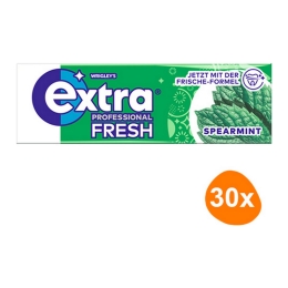 Wrigley's - Extra Professional Fresh Spearmint - 30x 10 pcs