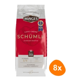 Minges - Café Crème Schümli 2 Beans - 8x 1kg