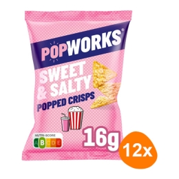 Popworks - Sweet & Salty - 12 Mini bags