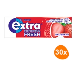 Wrigley's - Extra Professional Fresh Strawberry - 30x 10 pcs