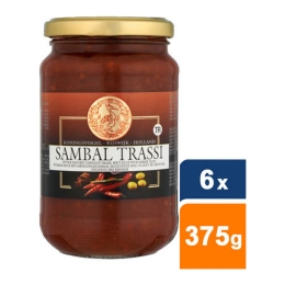 Koningsvogel - Chilli Paste/Sambal Trassi - 6x 375g