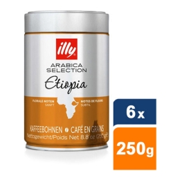Illy - Arabica Selection Ethiopia Beans - 6x 250g