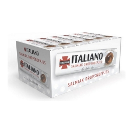 Italiano - Salmiac Licorice Candies - 24 Rolls
