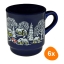 VanWell - Mulled Wine Mug (Blue) 200ml - Set of 6