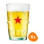 Heineken - Beerglass "Silver" 500ml - Set of 6